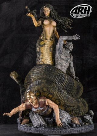 Arh Studios Medusa Victorious Anaconda Exclusive Version 1:4 Statue 1/10 Rare