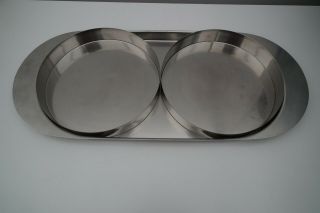 Stelton Large Serving Tray - Dish Denmark Vintage Mid - Century Rare