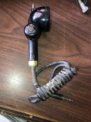 Vintage Wwii Era Us Army Military Shure Sw - 109 T - 17 - B Radio Microphone