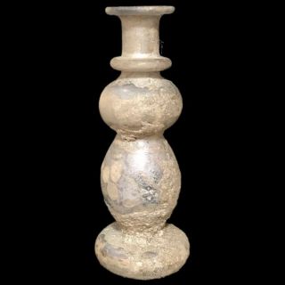 Very Rare Ancient Roman Glass Vessel 1st Century A.  D.  (9)