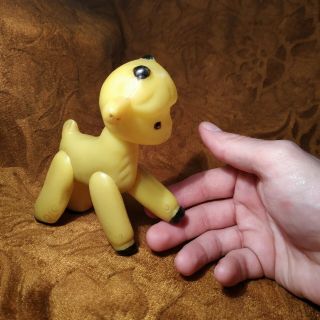 Vintage Rare Russian Plastic Toy - Baa Lamb Goatling Yeanling - 5.  2 In - Ussr