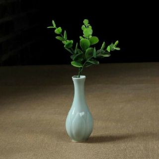 Chinese Longquan Celadon Porcelain Ware Vase Home Decoration 10 5.  5cm