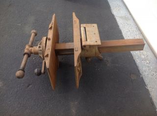 Emmert Antique / Vintage K1 Pattern makers Woodworkers Bench Vise 18 