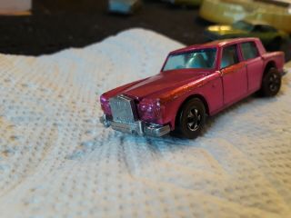 Hot wheels redline rolls royce Silver shadow vintage Mattel Inc 6