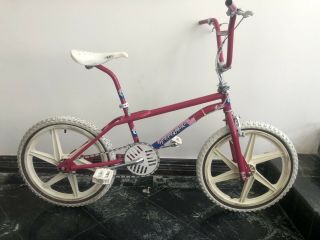 Vintage Gt Performer Bmx Bike Bicycle Pink 1986 20