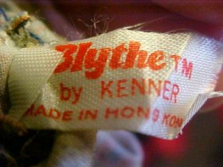 Vintage 1972 Kenner Blythe Doll Blonde & Dress tagged 6 LINES 9