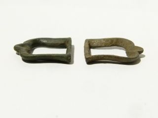 2 Tudor - Stuart Period Buckles Metal Detector Find - Ex Martins Yorkshire CM58 5