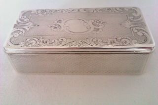 Rare & 950 Solid Silver & Gold Gilt Minerva French Snuff Box c1849 8