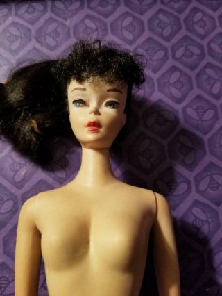 Vintage Barbie Brunette 3 Ponytail TLC TM Body 3