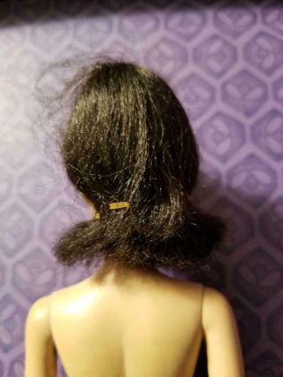 Vintage Barbie Brunette 3 Ponytail TLC TM Body 5