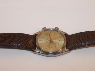 Vintage TUDOR Advisor Swiss Made 17 Jewel Alarm Watch 10