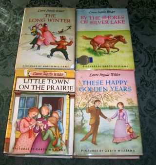 Laura Ingalls Wilder - Set of 8 Vintage Hardcovers with Dust Jackets 4