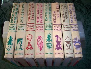 Laura Ingalls Wilder - Set of 8 Vintage Hardcovers with Dust Jackets 6