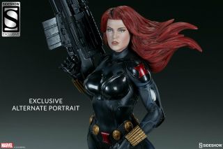 Sideshow Black Widow Exclusive Pf Figure Statue Marvel Avengers Shield Rare