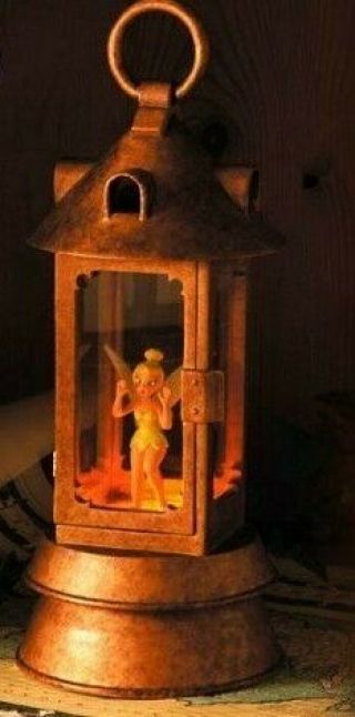 Tinker Bell Room Lamp Vintage Peterpan Rare Limited Disney Light Lantern Japan