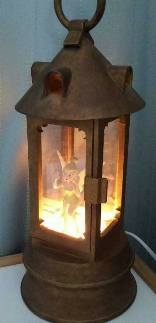 TINKER BELL ROOM LAMP VINTAGE PETERPAN RARE LIMITED Disney LIGHT LANTERN JAPAN 3