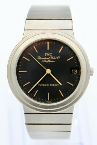 Vintage Iwc Porsche Design Watch Titanium Men 