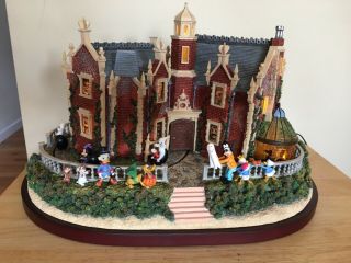 Rare 2006 Disney Haunted House Masterpiece Mansion Hawthorne Village A0077