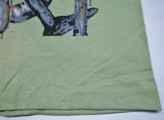 Vintage NOS Nirvana Incesticide 1993 90s Kurt Cobain Large Green T - Shirt 10