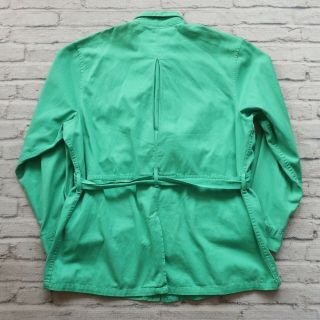 Vintage 90s Polo Ralph Lauren Safari Jacket Size XL Made in USA Green 8