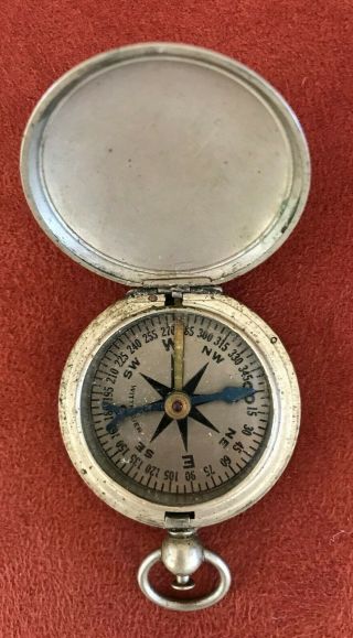 World War II WITTNAUER U.  S.  Military Compass - - Vintage 2