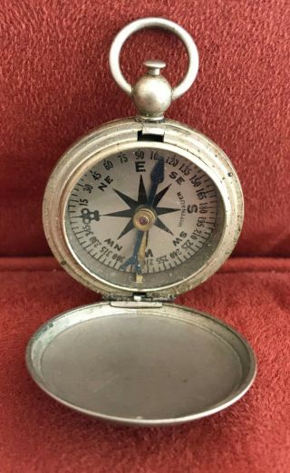 World War II WITTNAUER U.  S.  Military Compass - - Vintage 3