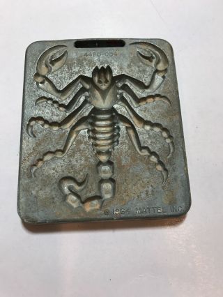 Vintage 1964 Thingmaker Creepy Crawlers Scorpion Mold 4490 - 054