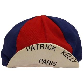 Patrick Kelly Vtg 1980s Red Blue And White Patrick Kelly Paris Cap Hat