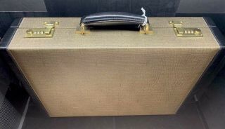 Rare Men’s Vintage Fendi 100 Leather Luxury Designer Briefcase