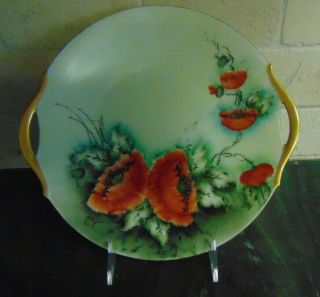 Vintage Hand Painted 10 Inch Plate Signed