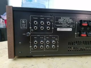 Vintage Pioneer SA - 5800 Stereo Integrated Amplifier 6
