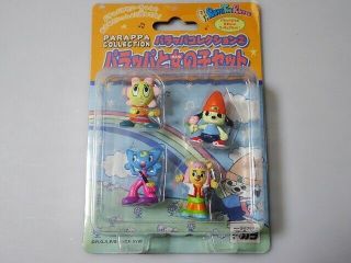 PaRappa the Rapper Vintage Figure and Doll House set Japan ver 3
