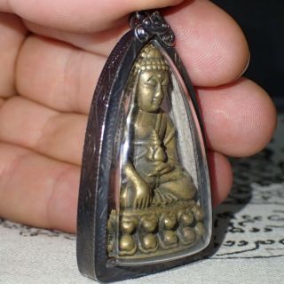 Phra Kring Medicine Buddha Pendant Rare Amulet Holy Statue Good Health 5