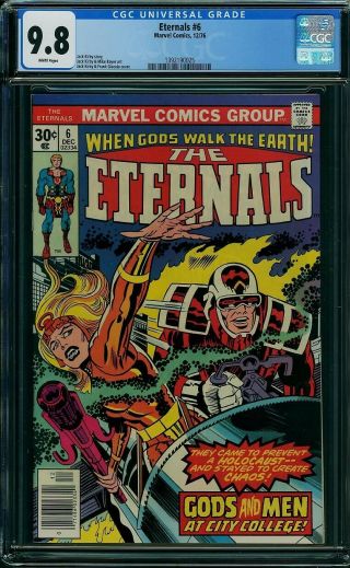 The Eternals 6 Cgc 9.  8 1st App - Rare - White Pages