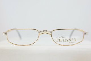 Great Vintage Tiffany T458 23k Gold Plated Lunettes Eyeglasses Brille