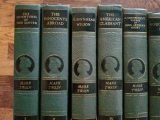 Vintage 1922 The Complete of Mark Twain 24 Volume Set Harper & Bros Books 4