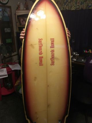 1976 vintage twin fin surfboard mckevlin 2