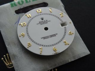 Rolex Vintage Datejust Porcellain Dial Old Stock Very Rare Ref 16008 16018