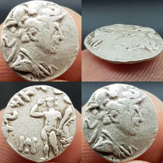 Roman Ancient Silver King Wonderful Rare Unique Coin 64