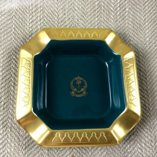 Rare Dish Bowl Ashtray Catchall Saudi Royal Guard Military Arabia Royalty