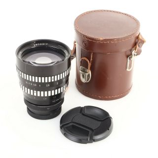 :[RARE] Enna Munchen Ennalyt 85mm F1.  5 Exakta Lens w Case (Captain Jack) EX, 6