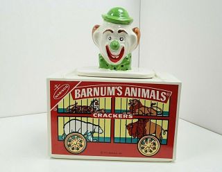 Vintage Mccoy Barnums Cookie Jar 152 1972
