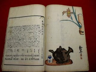 1 - 10 Kyosai poem haikai Japanese Woodblock print BOOK 8