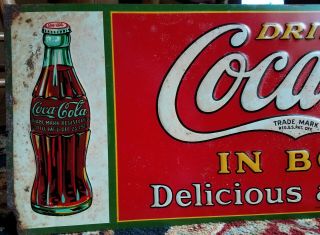 Vintage 1931 Coca Cola Sign 2