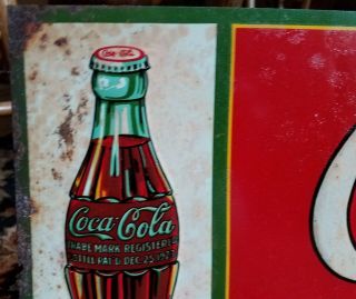 Vintage 1931 Coca Cola Sign 3