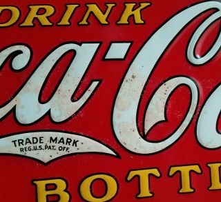Vintage 1931 Coca Cola Sign 6