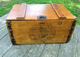 Rare Antique Iroquois Brewery Wood Beer Crate Pre - Prohibition Buffalo,  N.  Y.  C1917