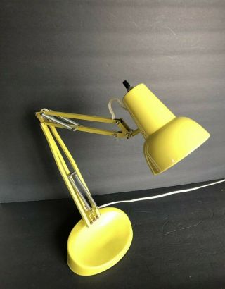 Mid Century Mcm Vintage Retro Luxo Lamp Drafting Desk Lamp Yellow Pixar