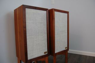 Vintage Acoustic Research Ar - 3a Pair - Fully Restored With Solid Oak Stands