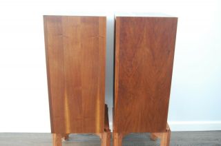 VINTAGE ACOUSTIC RESEARCH AR - 3a PAIR - FULLY RESTORED WITH SOLID OAK STANDS 4